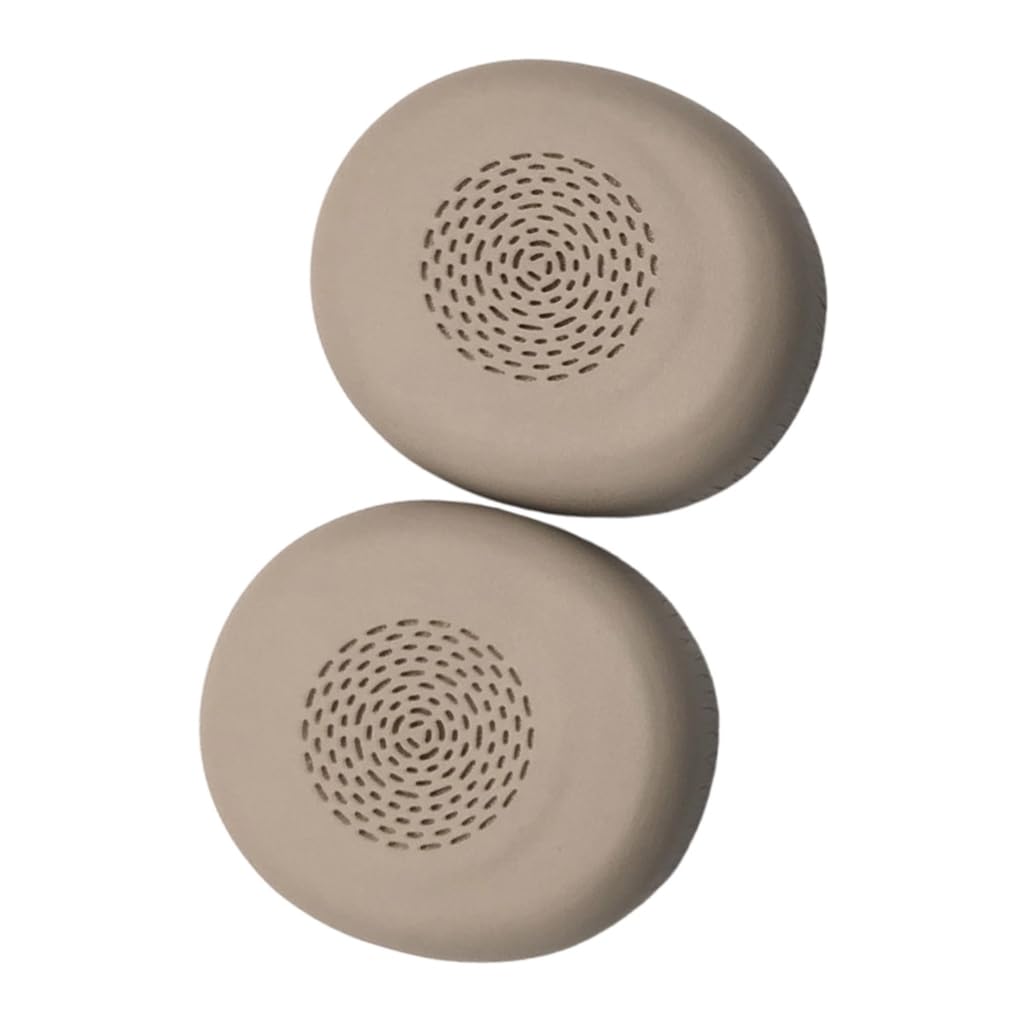 Elnwnnkc 1Pair Ear Pad Replacement Protein Leather Earpads Ear Cushions Sponges Covers Earmuffs for Evolve2 75