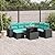 YuuSsea Patio Furniture Set with Table, Chairs - Rattan Wicker Conversation Set for Outside, Balcony, Garden, Porch - 8 Piece