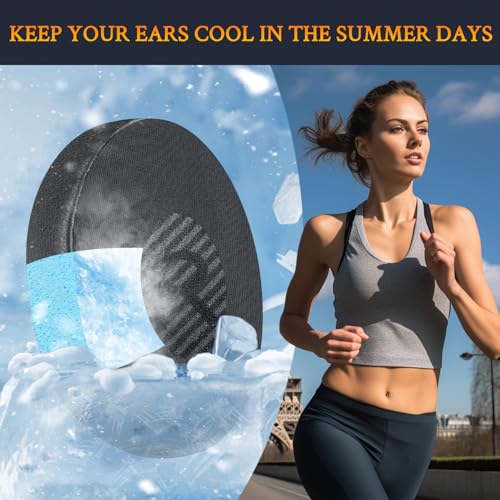 Image of SOULWIT Cooling-Gel Ear Pads Replacement for Bose On-Ear 2 (OE2 & OE2i) / SoundLink /SoundTrue On-Ear Headphones, Earpads Cushions with High-Density Noise Isolation Foam - Full Black