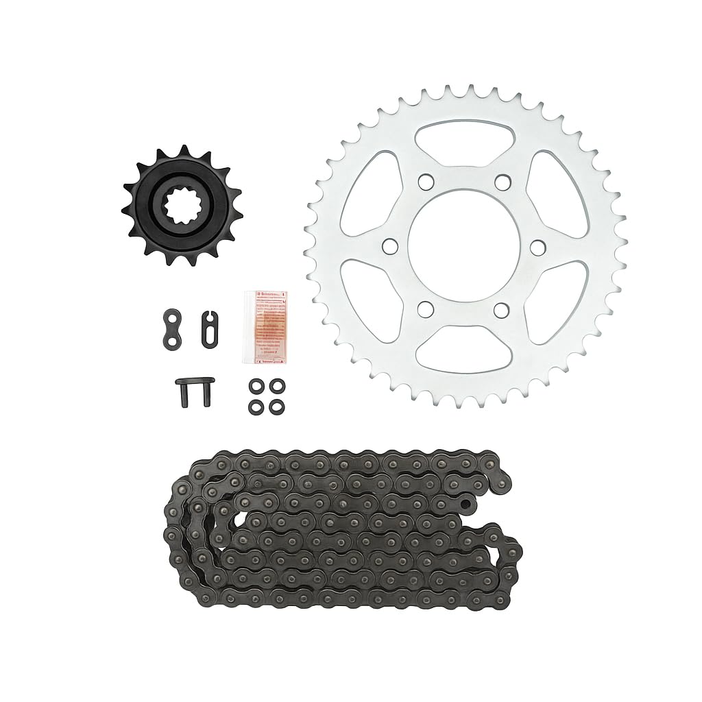 520 X-Ring Motorcycle Drive Chain and Sprocket Kit Compatible with Kawasaki ZX6R (ZX636) Ninja 2013-2024