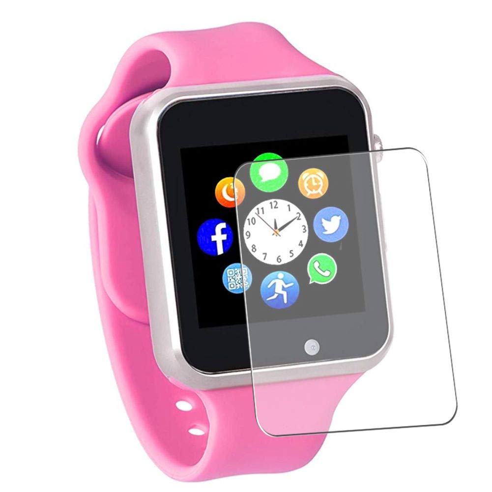 Vaxson 3-Pack Screen Protector, compatible with Funntech/Janker A1 1.54" Smart Watch, TPU Guard Film Protectors Sticker [NOT Tempered Glass ] New Version