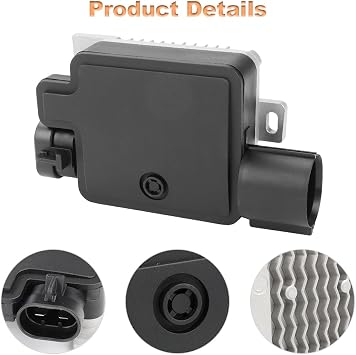 WMPHE Engine Cooling Fan Control Module 940002904 Compatible with Ford Flex | Edge Lincoln MKX 2007-2015 Ford Crown Victora Lincoln Town Car Mercury Grand Marquis 2006-2011 Replacement for 6W1Z-8B658-AC
