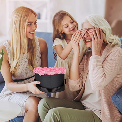 Relaxdays Box di Rose a Forma di Cuore, 18 Rose