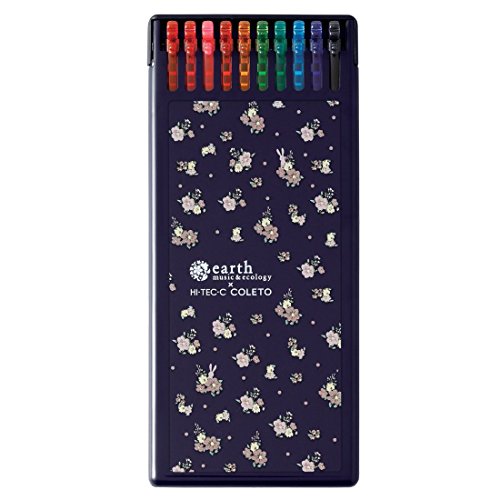 PILOT HI-TEC-C COLETO x earth.m.e collaboration design refill 04 10color (japan import)