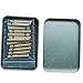 yeseje Field Points Copper Bolt with Surface Embossed  Inserts Inner Diameter .244 Carbon Arrow (12-Pack) (100)