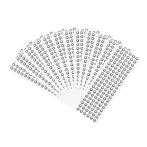 sourcing map 2400 Pcs 3D Scanner Markers 3mm Low Reflective 3D Scanning Dots 3D Tracking Dots Reference Point 3D Target 