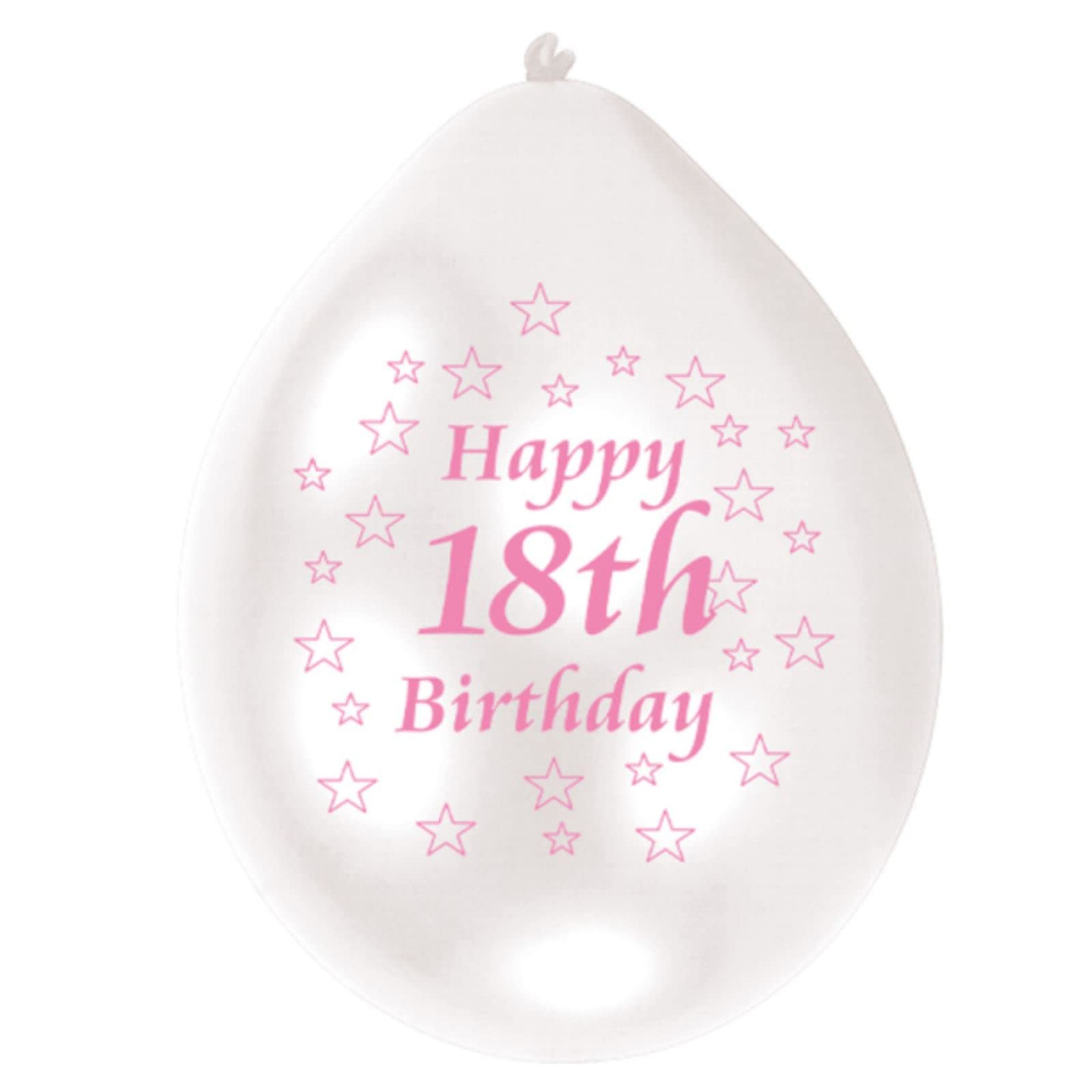 Amscan Int995565 Balloon Pk10 22Cm 18Th Birthday Pi