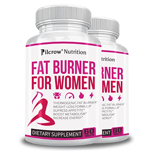 Pilcrow Fat Burner for Women, Natural Weight Loss Cutter Diet Supplement, Garcinia Cambogia, Caffeine, Caralluma Fimbriata, Green Tea, Green Coffee Bean Extract with Chromium Picolinate, 120 Tablets Pilcrow Fat Burner for Women, Natural Weight Loss Cutter Diet Supplement, Garcinia Cambogia, Caffeine, Caralluma Fimbriata, Green Tea, Green Coffee Bean Extract with Chromium Picolinate, 120 Tablets