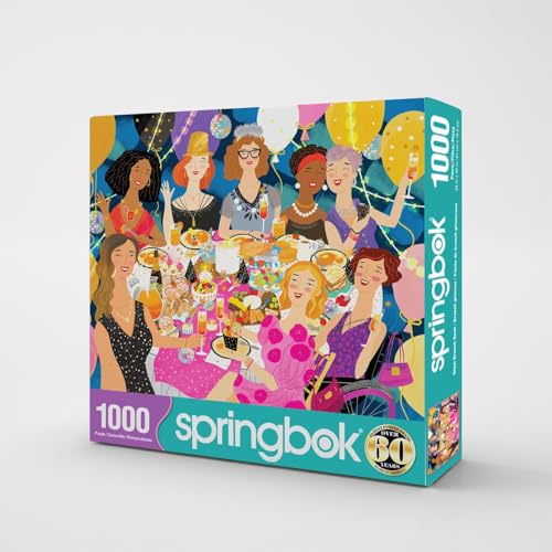 Rompecabezas Springbok Glam Brunch Bash de 1000 piezas para adultos – Ideal para reuniones – Piezas de corte único – Hecho en EE.UU. miniatura 2