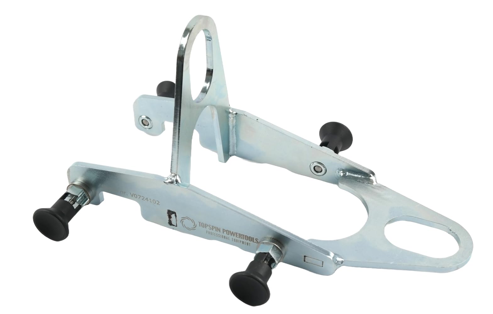 GRABO V-120 Hebebügel mit Federbolzen zur Schnellmontage [Passend Modelle] Sichere 4-Punkt-Hebeaufnahme an 4 Stahlösen – Ideal für Bagger&Kran – Robuste Profi-Hebelösung für Baustelle