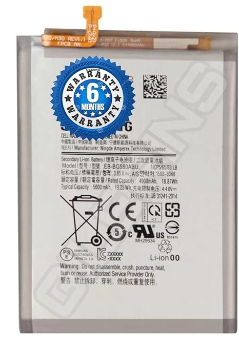 Image of Original EB-BG580ABU Battery for Samsung Galaxy M30, M20, SM-M205F M205F Battery with 6 Month Warranty** (HH60)