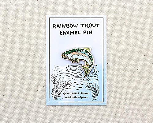 Rainbow-Trout-Enamel-Pin-Lapel-Pin-Badge