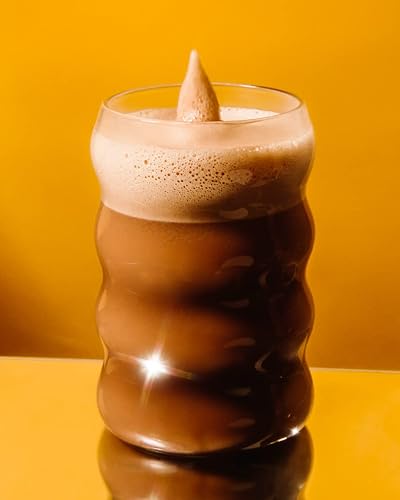 Miniatura 5 de Raaka Mezcla de hongos mágicos de chocolate con melena de león, reishi y lucuma  Chocolate caliente con hongos adaptógenos gourmet  Orgánico, bajo