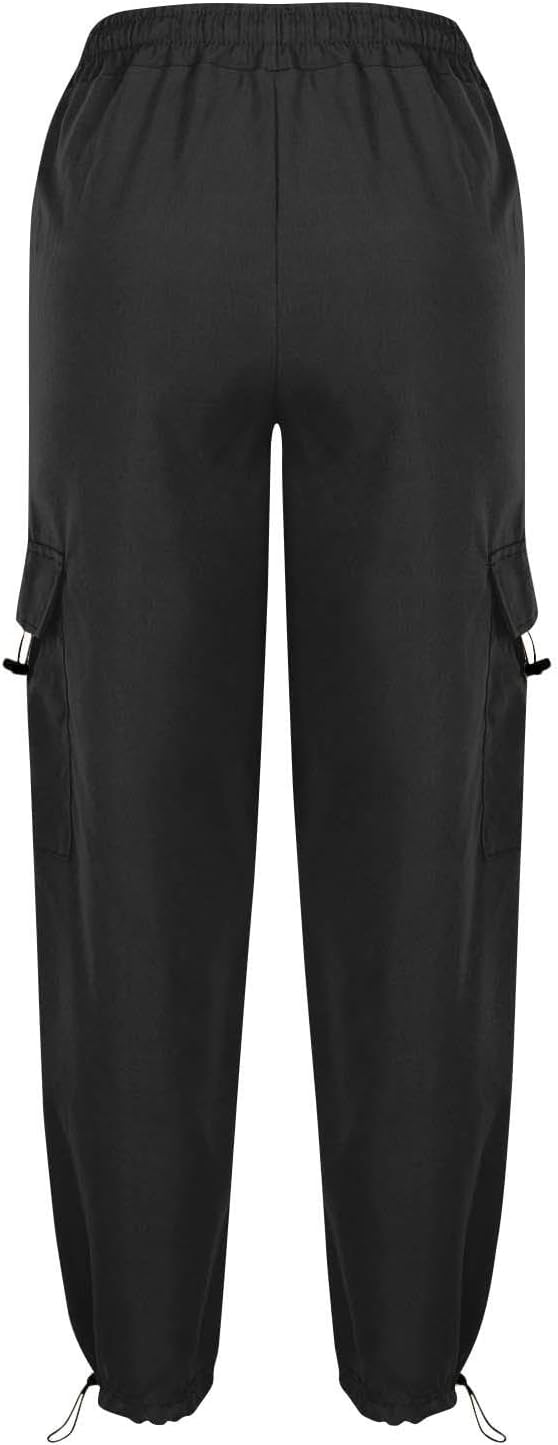 Girls Wide Leg Sweatpants Kids Baggy Casual Elastic Waist Track Sweat Pants with Pockets Y2K Streetwear 5 to 16 Years