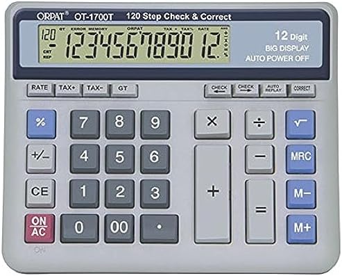 Orpat OT 1700T Check and Correct Calculator