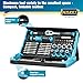 HAZET Smartcase Bit Set 2200SC-32 I 59-Piece Set, Drive: Hexagon 6.3 (1/4 Inch), Particularly Large Number of Tools in the Smallest Space for the Best Overview I Foldable Tool Set