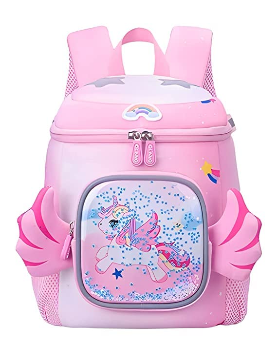 Funny unicorn Bag for Kids –Small Size Picnic Bag for Baby,Boys,Girls -Lightweight Travel Mini Backpack for Kids - Multi Color