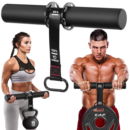 FitBeast Forearm Strengthener & Wrist Roller – Forearm Strength Trainer with Thickened Grip Handles & Adjustable Strap, Perfect for Forearm Exercising, Boosting Grip Strength, Muscle Building