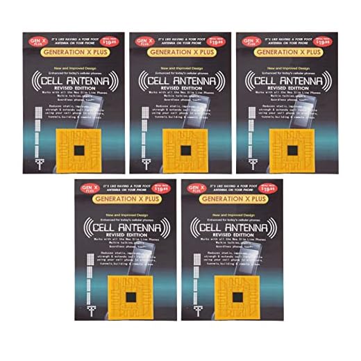 5Pcs Cell Phone Enhancement Sticker Smartphone Stickers Mobile Phone Antenna Stickers for Outdoor Camping Elevators Tunnels Mountains