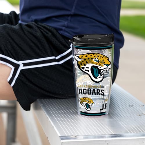 Image of Rico Industries NFL Football Double Wall Mayhem 16oz Tritan Tumbler W Lid