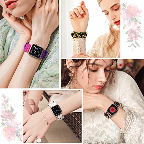 DigiHero Compatible for Apple Watch Straps Scrunchie 40mm 42mm 44mm 41mm 38mm 45mm 46mm - Image 4