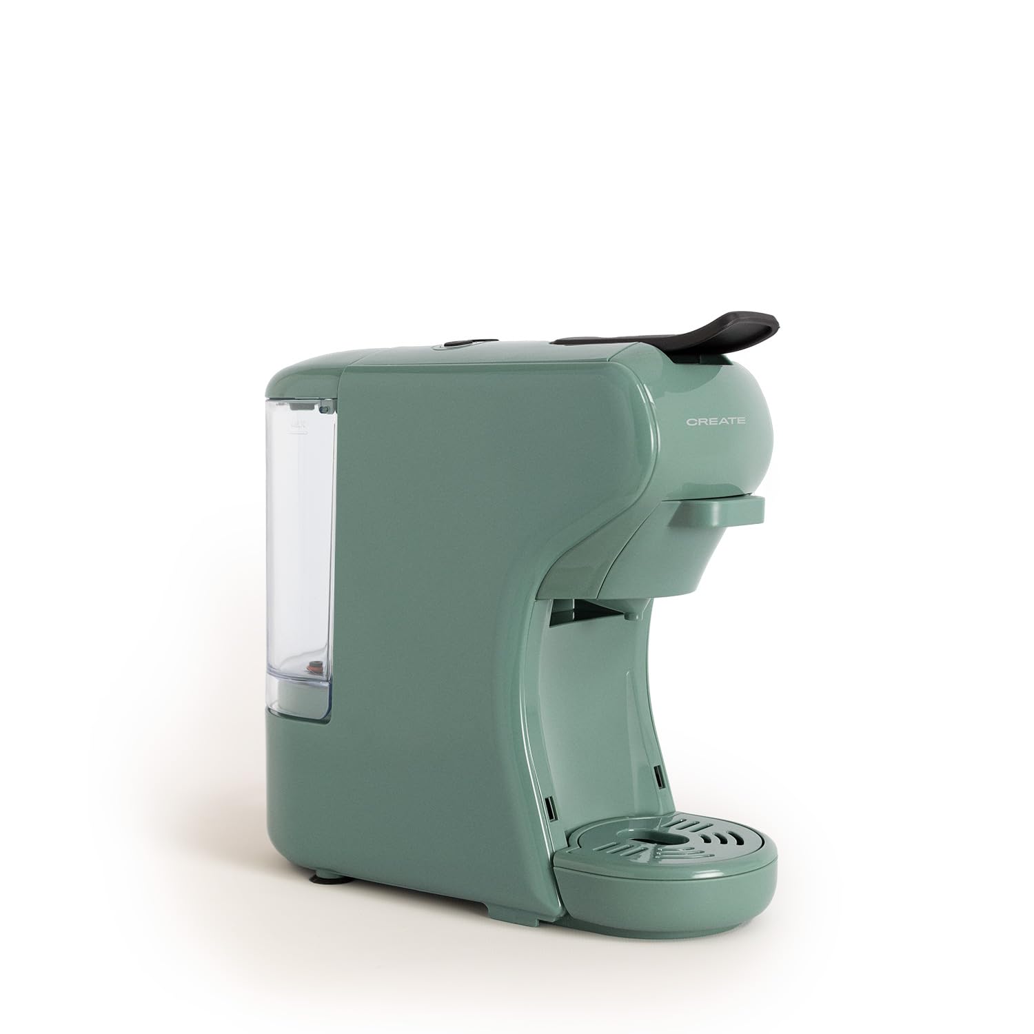 CREATE / POTTS STYLANCE/Cafetera multicápsula express y café molido Verde Sage / 19 bar, programable y compacta, tanque 600ml, sistema Thermoblock, apta para café en todos sus formatos, 1450 W