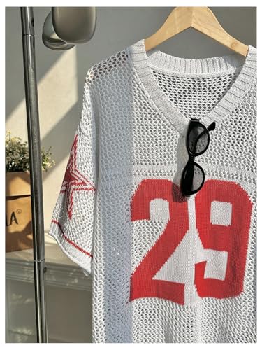 Verdusa Women's Plus Size Jersey Oversized Sweaters Half Sleeve Summer Crochet Tops4