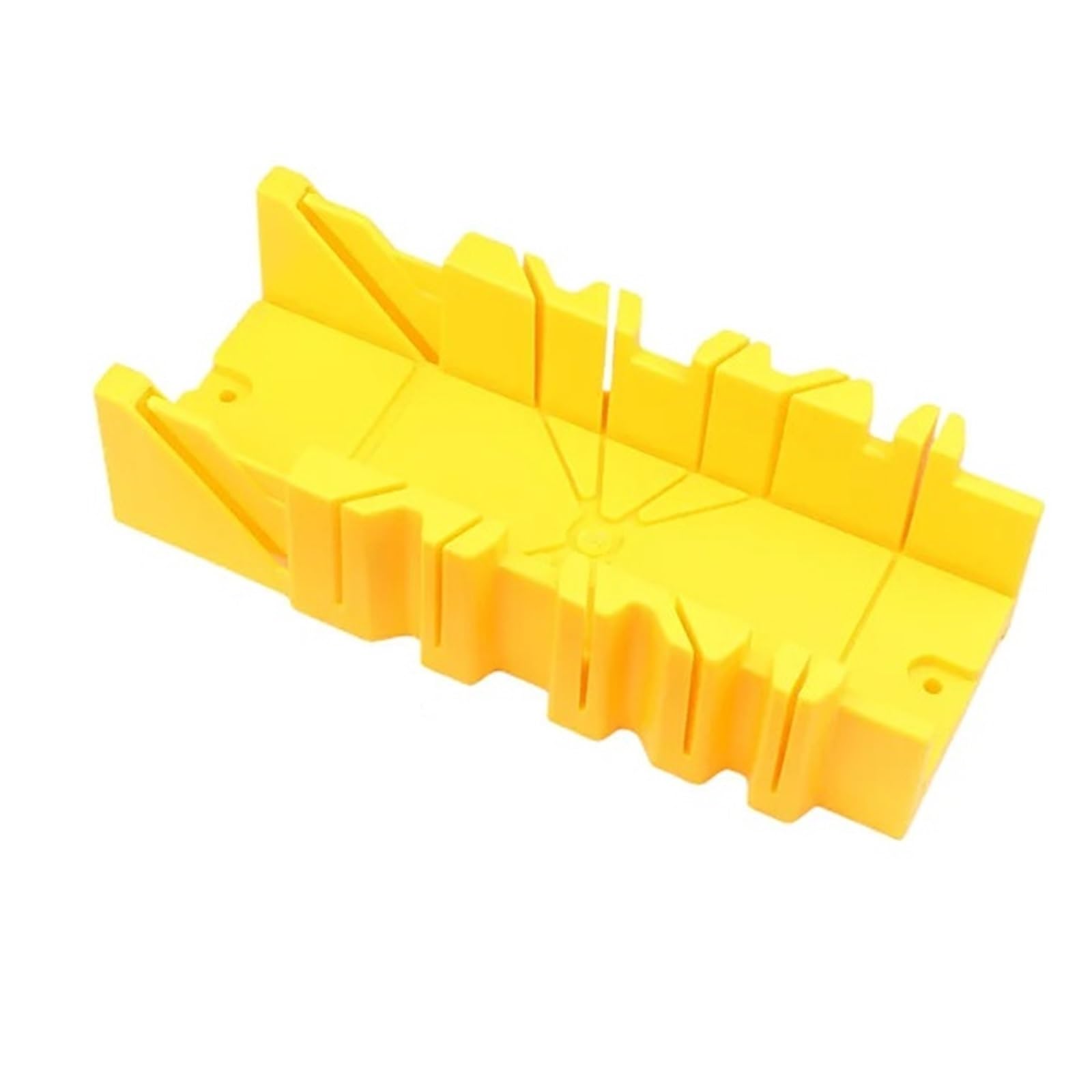 Ydyaenio Yellow Mitre Block 1Pc Wood Cutting Clamping Miter Saw Box Woodworking Angle For Multi Purpose Diagonal Cabinet For Woodworking, Crafting And Carpentry(Yellow)