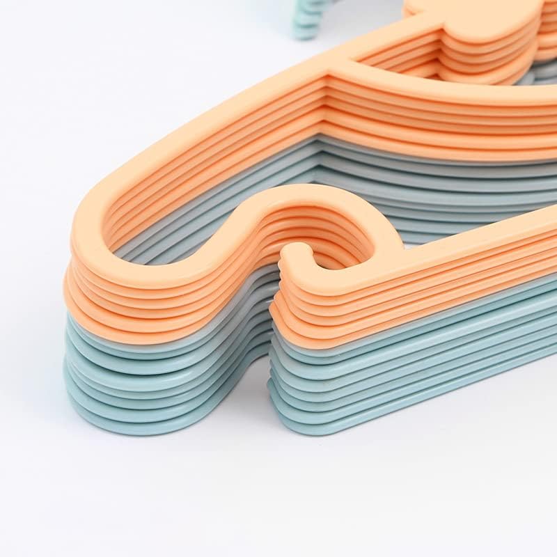 Miniatura 3 de Perchas antideslizantes para ropa de bebé para niños, 10 perchas para armario de guardería, perchas de almacenamiento para niños, ganchos de