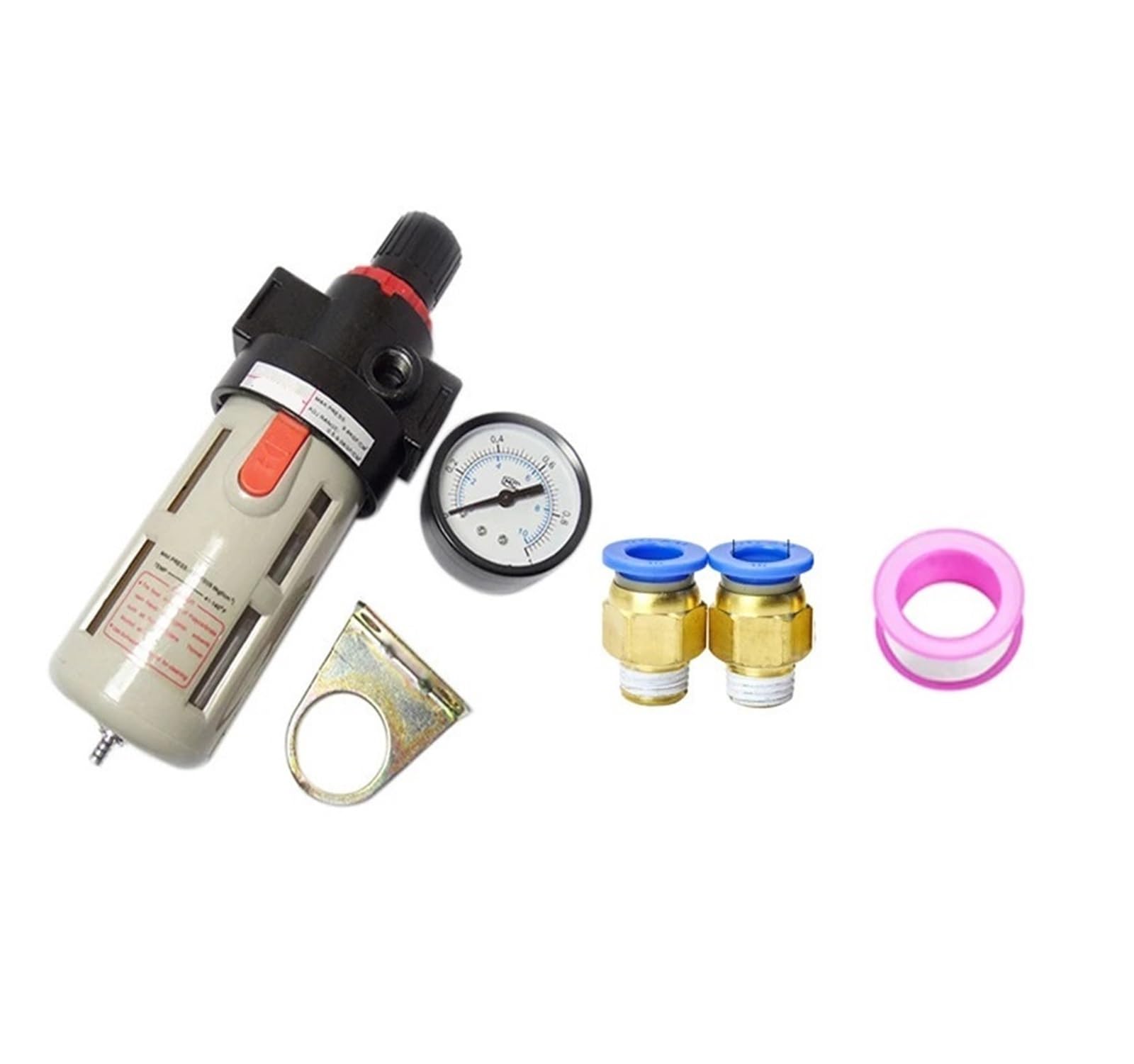 AYNRJKKX BFR2000 air Source Treatment Unit Filter Pressure Regulator Compressor with Oil Separator(BFR200 AND PC10-02)