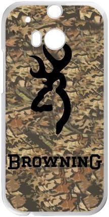 AliceStore Browning Cutter Logo Camouflage Puzzle Case for HTC One M8