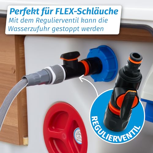 Adaptateur réservoir d'eau avec raccord rapide et kit de commande MaJoCompTec