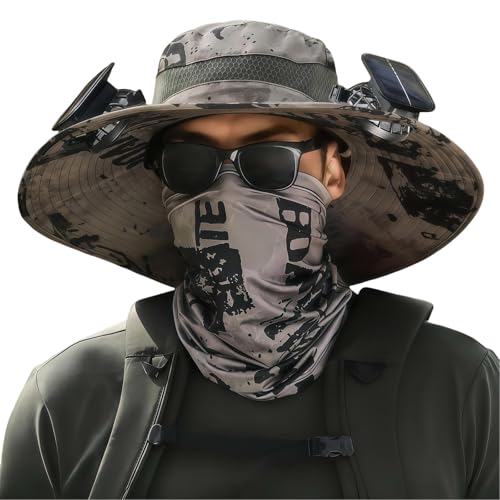 Casquette solaire anti chaleur avec ventilateurs USB pour rester au frais