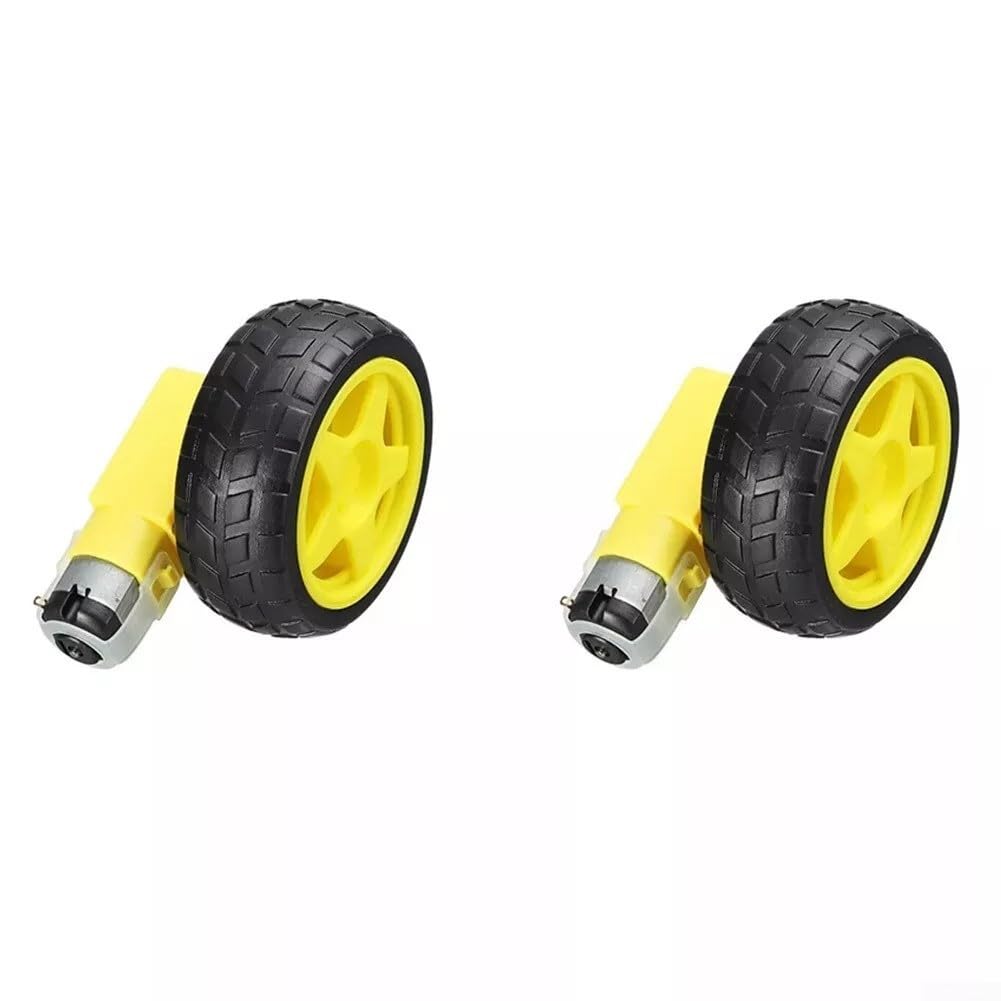Set Motore Encoder Motoriduttori DC Ad Alta Precisione Con Ruota Di Supporto Ideale Per Auto Bilanciate Dc12v 110 Giri Min 95243933