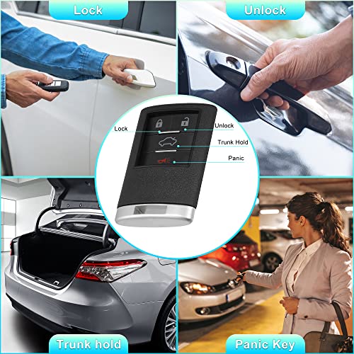 Boîtier de clé Cadillac OUC600066 finition durable haute précision