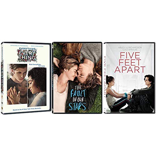Terminally Ill and Eternally In Love Collection: 3 Movies (The Fault In Our Stars / Everything, Everything / Five Feet Apart)