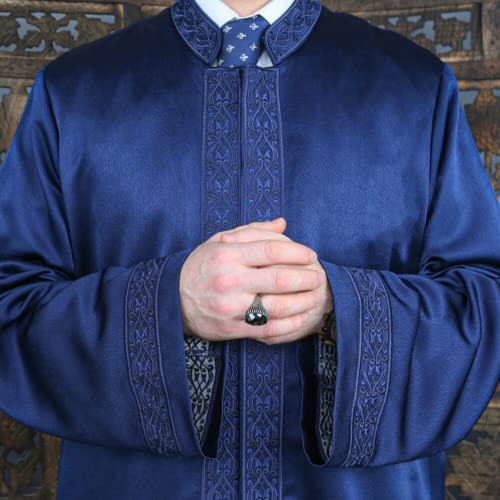 Lux Muslim Prayer Robe, Jubba for Men | Thobe for Imam | Thawb, Jubbah Outfits Wearing, Galabia Coat2