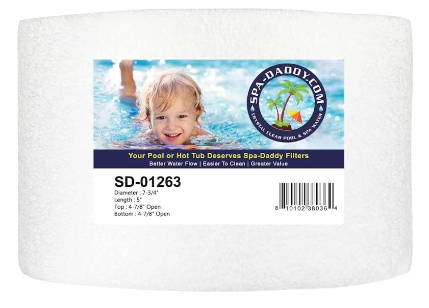 Spa-Daddy SD-01263 Filter - Replacement for Sundance Disposable Depth Filter Replaces Pleatco PPS750 | Filbur FC-2812