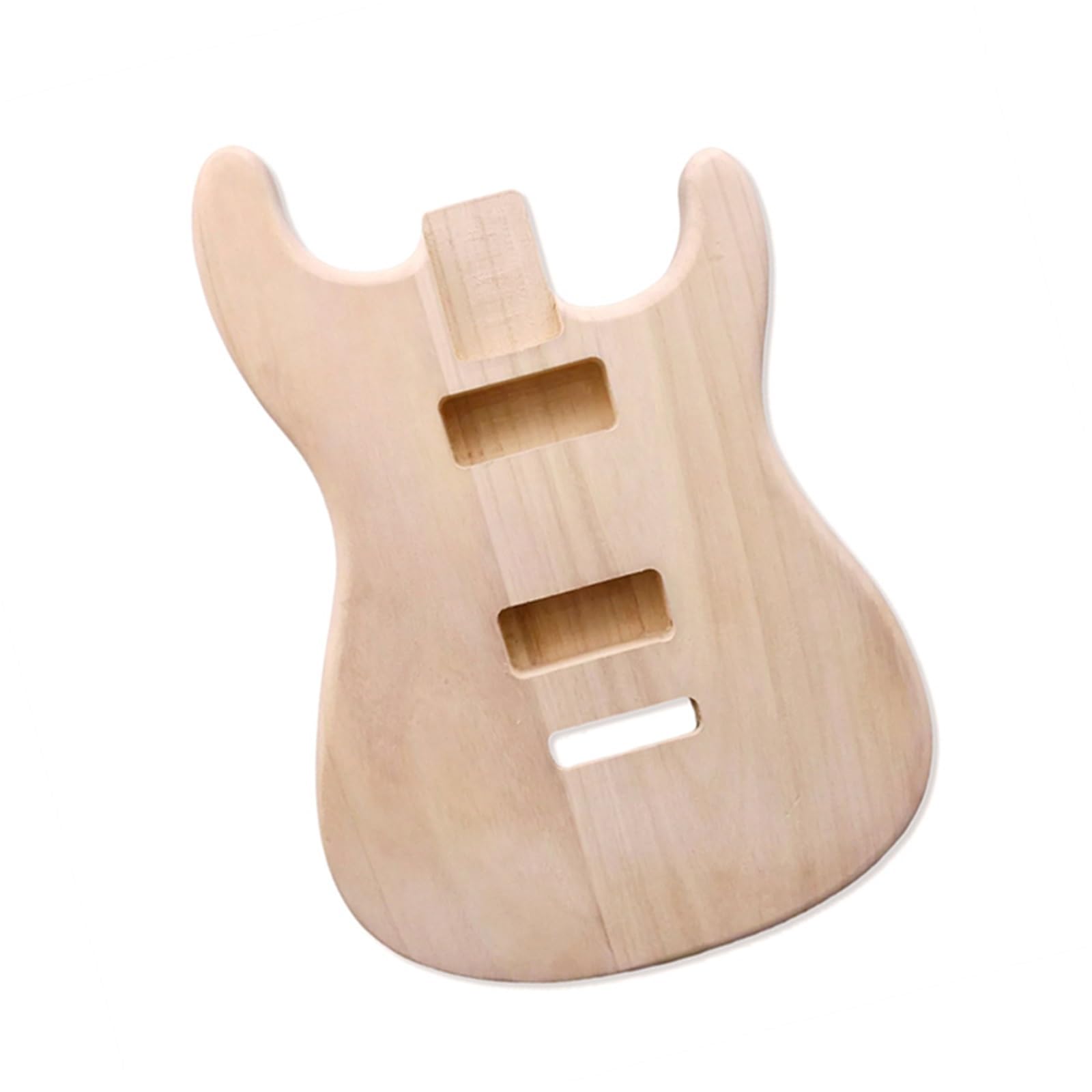 Gitara Elektryczna DIY Z Drewna Paulowni Półprodukty Do Instrumentów Zestaw Samodzielnego Montażu Korpusu Gitary