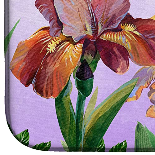 Caroline's Treasures BB7445DDM Purple and Yellow Iris Dish Drying Mat, 14 X 21, Multicolor, 14 X 21" - Image 4