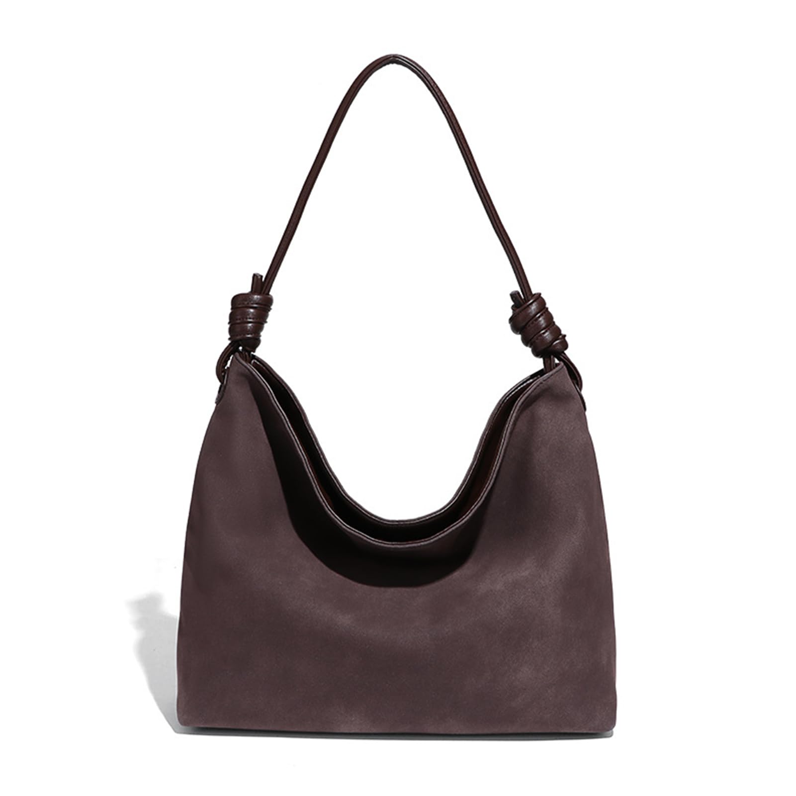 Women’s Soft Suede Hobo Tote – Lightweight Slouchy Shoulder Handbag for Everyday Elegance