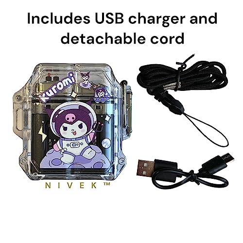 Encendedor recargable USB transparente NIVEK Kulomi miniatura 3