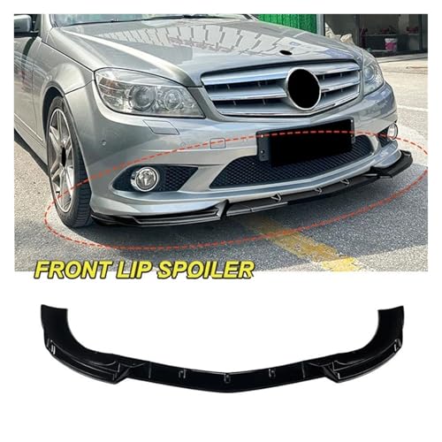 Modification extérieure avec becquet avant et diffuseur Benz Classe C W204 - 3