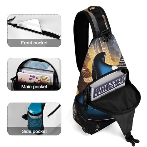 Bolso bandolera de guitarra eléctrica Magic, 38x20cm miniatura 4