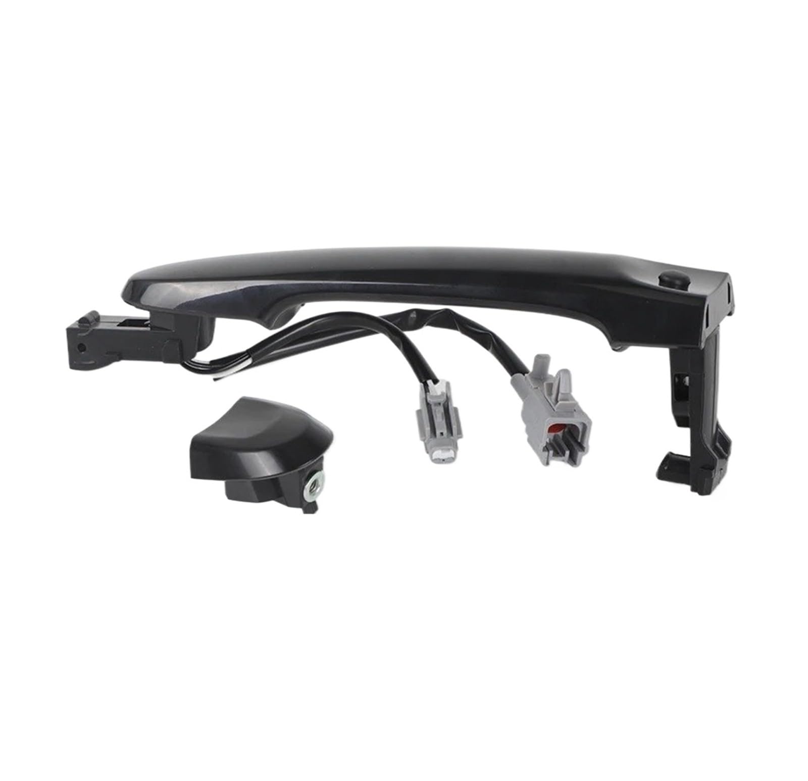 Punxdda Car Exterior Door Handle for Nissan for Juke F15 2010-2019 80640-3WC2A 80644-3WC2A Outside Door Handle Keyless Entry(Without Hole)