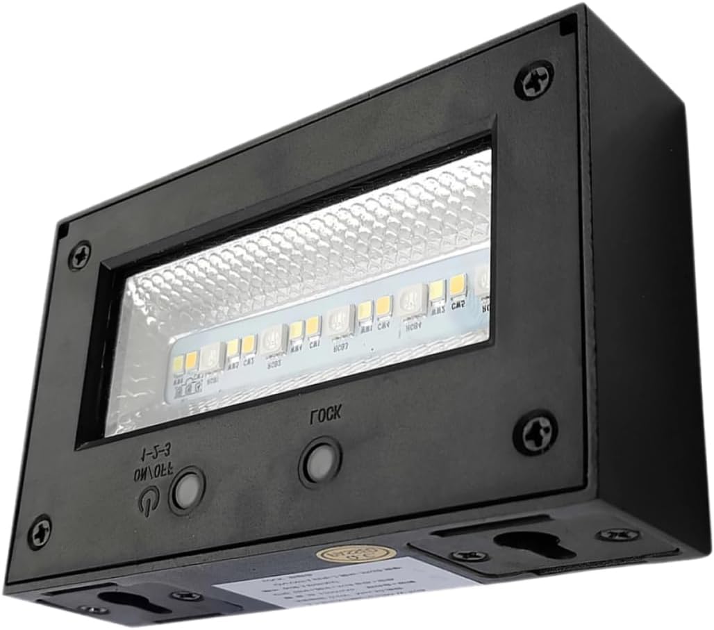 Solar Wall Washer Wall Light Outdoor Lights Wall Solar Garden Lights Outdoor Solar Light Solar Wall Lamp Solar Rock Lights Solar Lights Outdoor Lighting Porch Fixture Glass Black