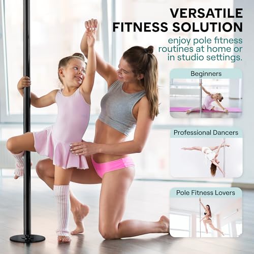 image for SereneLife Professional Spinning Dancing Pole – Portable & Removable