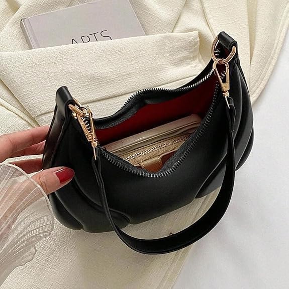 Bolso Tote para mujer con correa de cadena y cierre miniatura 3