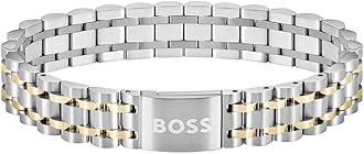 BOSS Jewelry Men's OWAN Collection Link Bracelet in Stainless Steel