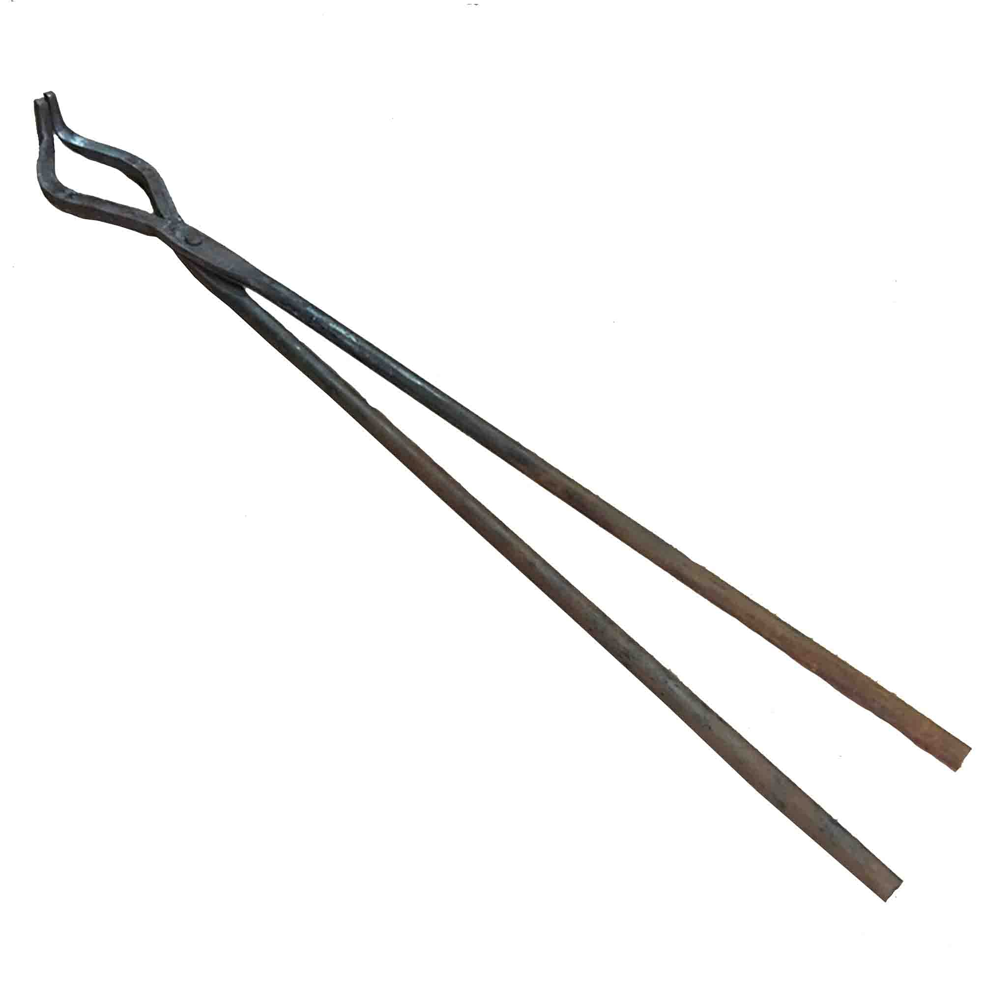 Blacksmith Tongs Blacksmith's Tong Curved Nosed Blacksmith Tongs Anvil Vise 42cm 320g Blacksmith's Tongs for Engineer Blacksmith Forge
